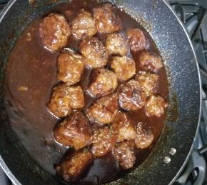 Sweet and Sour Meatballs Photo