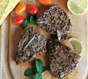 Grilled Lamb Loin Chops Photo