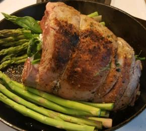 Stuffed Leg of Lamb Photo