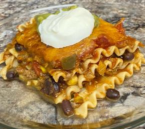 Mexican Lasagna with Noodles Photo