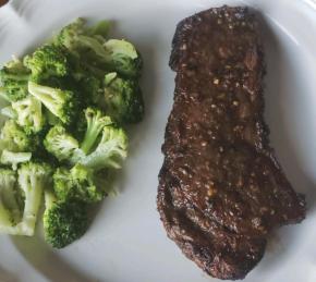 Air Fryer Rib-Eye Steak Photo