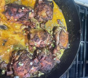 Keto Smothered Chicken Thighs Photo