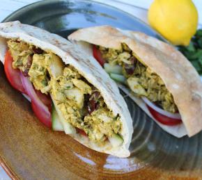 Lemon Chicken-Stuffed Pita Pockets Photo