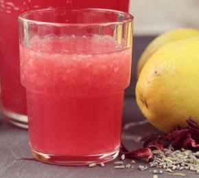 Lavender Lemonade with Hibiscus Photo