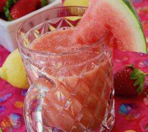 Watermelon Strawberry Mango Lemonade Smoothie Photo