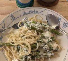 Creamy Asparagus Pasta Photo