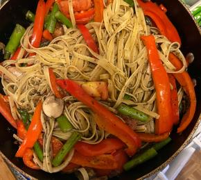 Roasted Veggie Pasta Photo