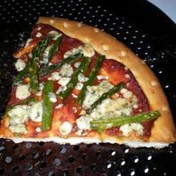 Blue Cheese and Asparagus Pizza Photo