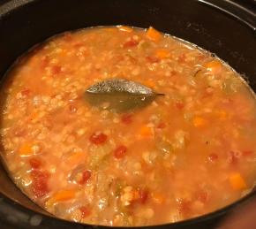 French Lentil Soup Photo