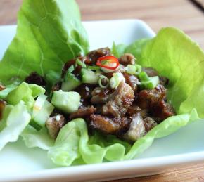 Easy "Peking Duck" Lettuce Cups Photo