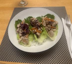 Ground Turkey Lettuce Wraps Photo