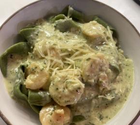 Pesto Cream Sauce Photo