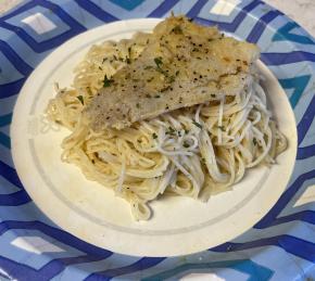 Garlic Shrimp Linguine Photo