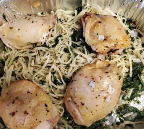 Oven Chicken and Linguini Photo