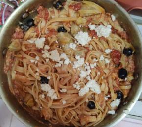 Mediterranean Pasta Photo