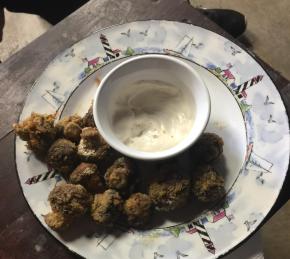 Air Fryer Fried Mushrooms Photo