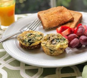 Veggie Egg Muffins with Spinach and Mushrooms Photo