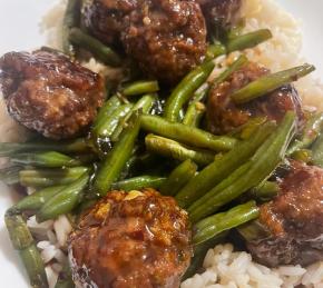 Hoisin-Glazed Meatballs Photo