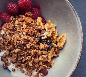 Greek Yogurt Bowls with Granola Photo