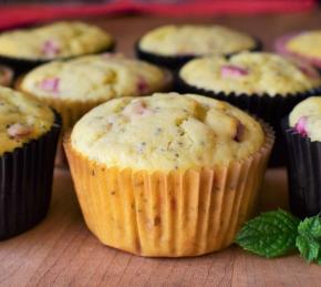 Rhubarb Poppy Seed Muffins Photo