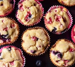 Strawberry Rhubarb Muffins Photo