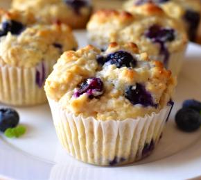 Oatmeal Blueberry Muffins Photo