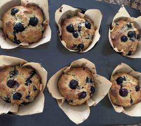 Almond Flour Blueberry Muffins Photo