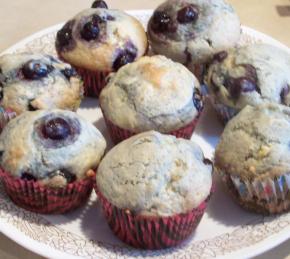 Blueberry Cream Muffins Photo