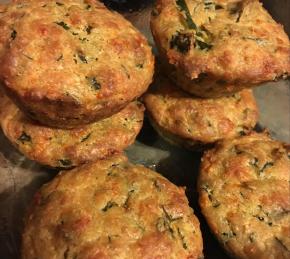 Spinach Cheddar Muffins Photo