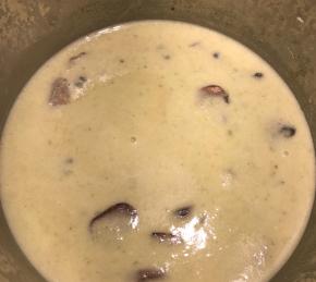 Cream of Asparagus and Mushroom Soup Photo