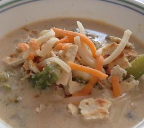 Creamed Broccoli and Mushroom Soup Photo