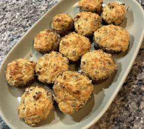 Mouth-Watering Stuffed Mushrooms Photo