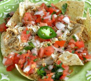 Chicken Enchilada Nachos Photo