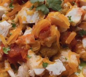 Air Fryer Buffalo Chicken Totchos Photo