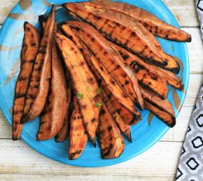 Grilled Sweet Potato Wedges Photo