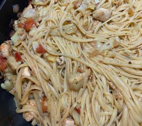 Greek Chicken Pasta Photo