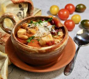 Chicken Minestrone Soup Photo