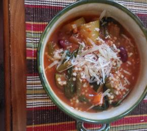 Slow Cooker Vegetarian Minestrone Photo