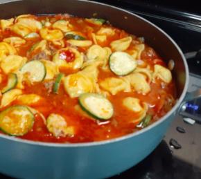 Tortellini Minestrone Soup Photo