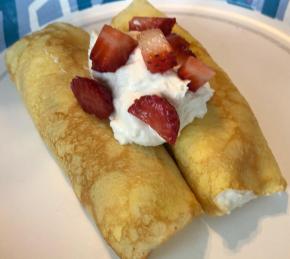 Creamy Strawberry Crepes Photo