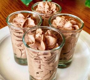 Cocoa Powder Chocolate Mousse Photo