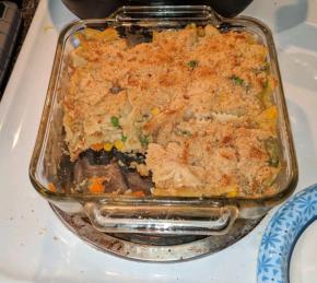 Chicken and Pasta Casserole with Mixed Vegetables Photo