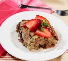 Strawberry Banana Chocolate Chip Baked Oatmeal Photo