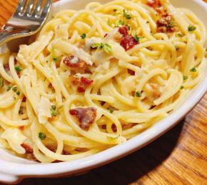 Greek Yogurt Carbonara Photo