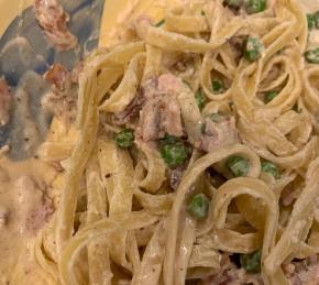 Quick and Creamy Pasta Carbonara Photo