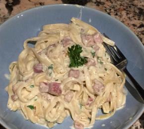 Classic Carbonara with Pancetta Photo