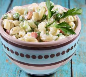 Macaroni Salad with Peas Photo