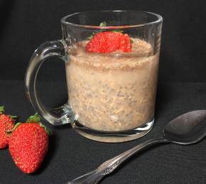 Almond Milk Overnight Chia Oats Photo