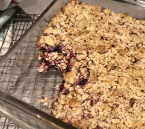 Raspberry Oatmeal Bars Photo