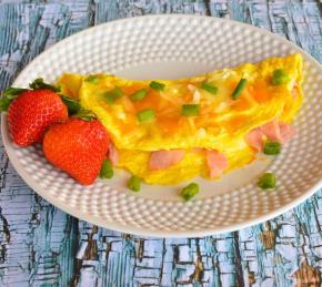 Ultimate Low-Carb Ham and Cheese Omelet for Two Photo